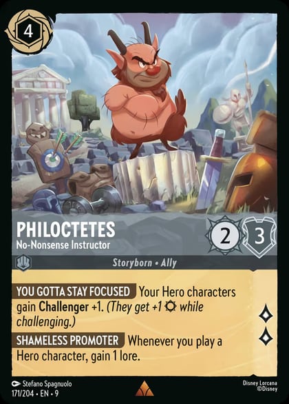 Philoctetes - No-Nonsense Instructor, Fabled 171/204