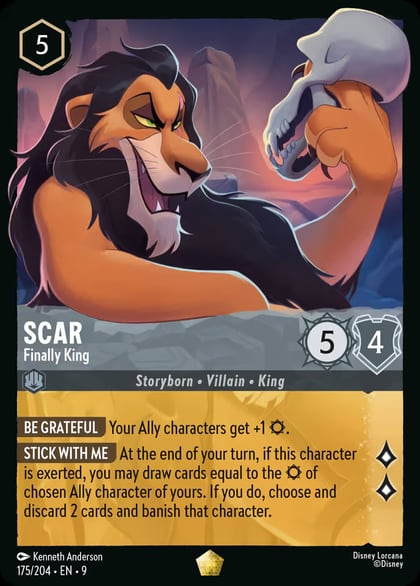 Scar - Finally King, Fabled 175/204