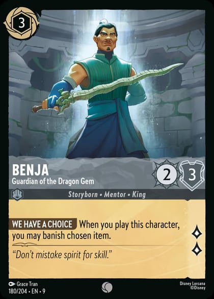 Benja - Guardian of the Dragon Gem, Fabled 180/204