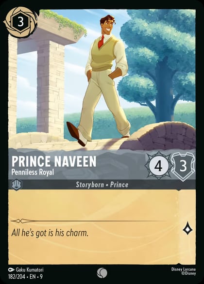 Prince Naveen - Penniless Royal, Fabled 182/204
