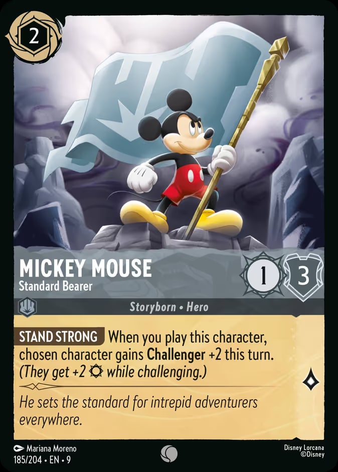 Mickey Mouse - Standard Bearer, Fabled 185/204