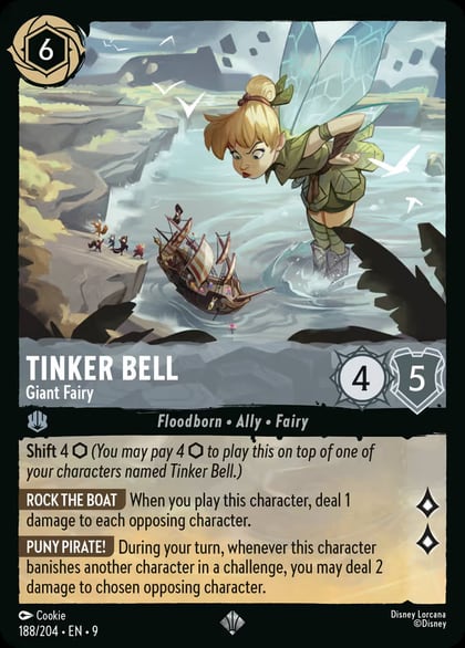 Tinker Bell - Giant Fairy, Fabled 188/204