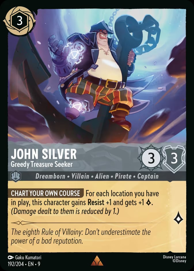 John Silver - Greedy Treasure Seeker, Fabled 192/204