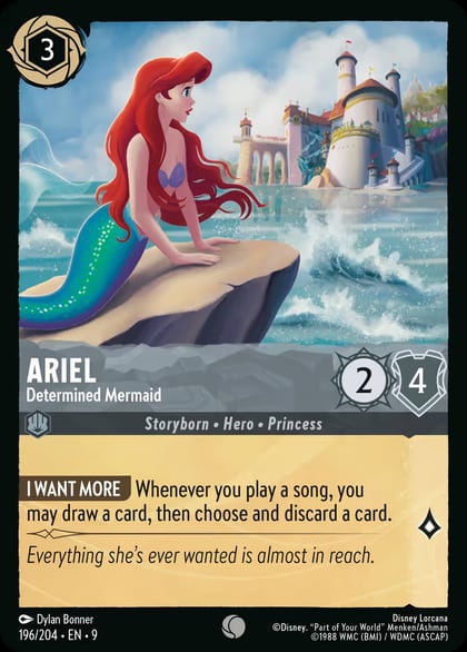 Ariel - Determined Mermaid, Fabled 196/204