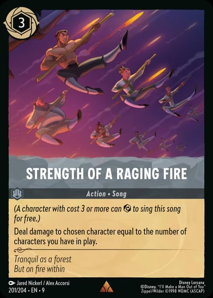 Strength of a Raging Fire, Fabled 201/204