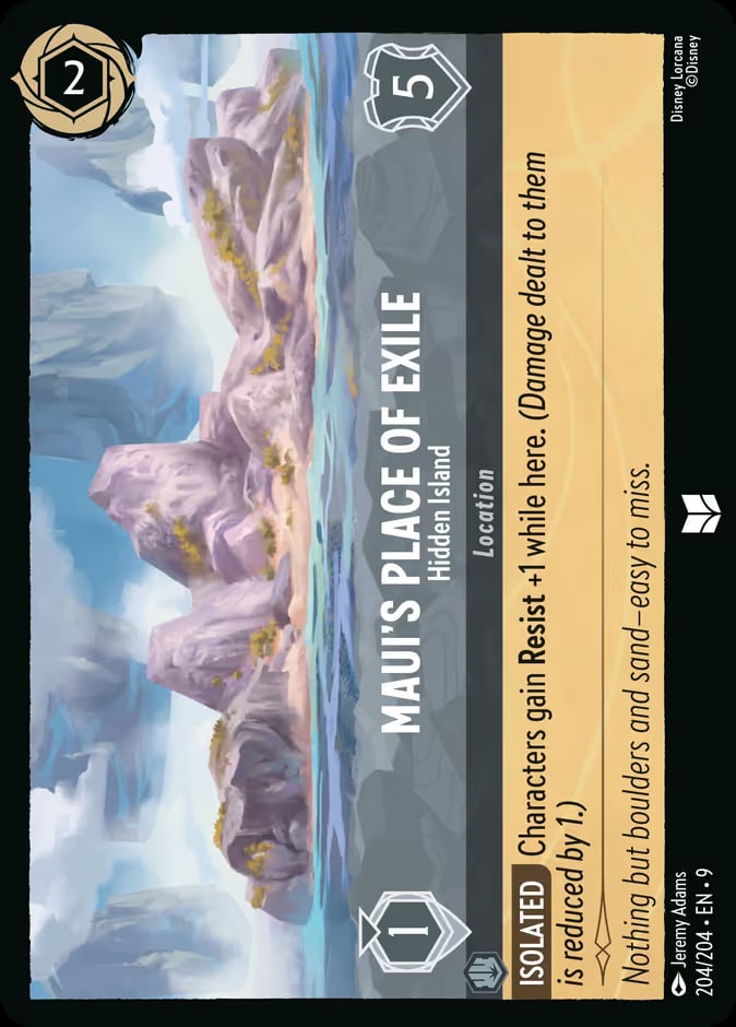 Maui's Place of Exile - Hidden Island, Fabled 204/204