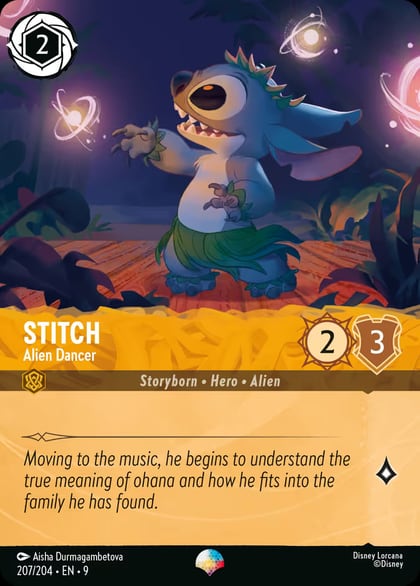 Stitch - Alien Dancer (Epic), Fabled 207/204