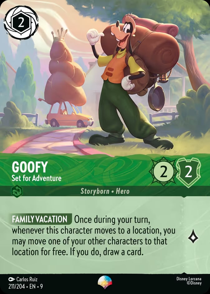 Goofy - Set for Adventure (Epic), Fabled 211/204