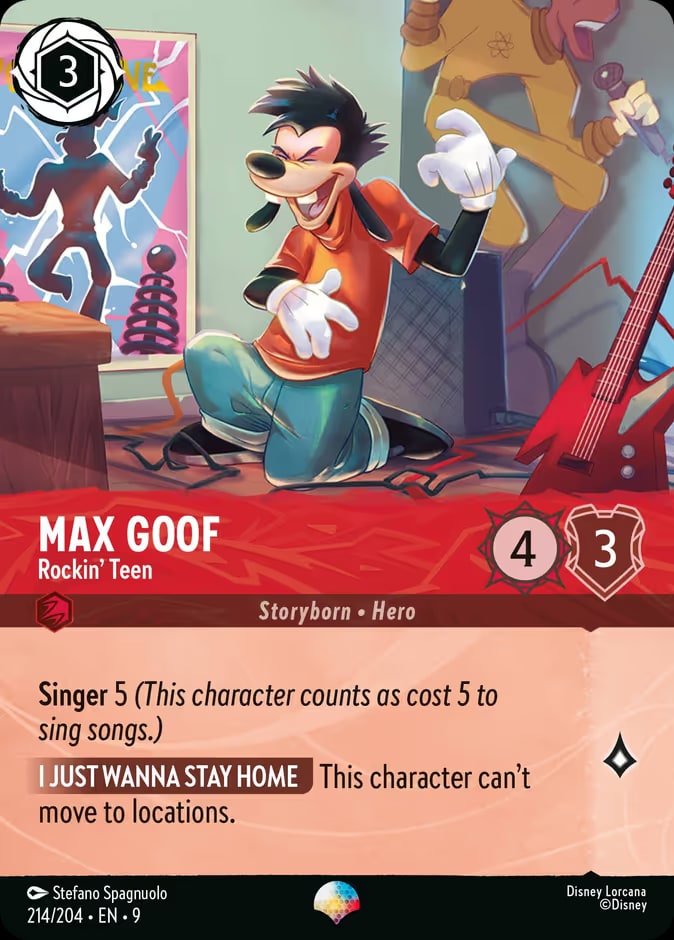 Max Goof - Rockin' Teen (Epic), Fabled 214/204