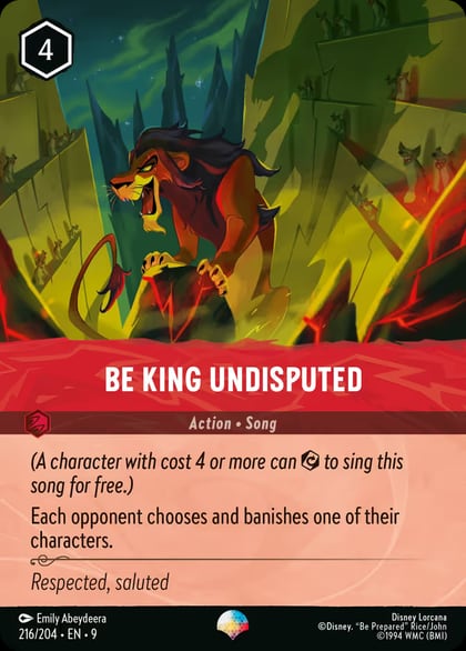 Be King Undisputed (Epic), Fabled 216/204
