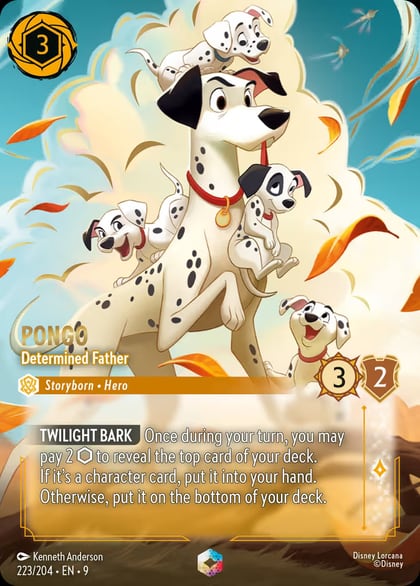 Pongo - Determined Father (Enchanted), Fabled 223/204