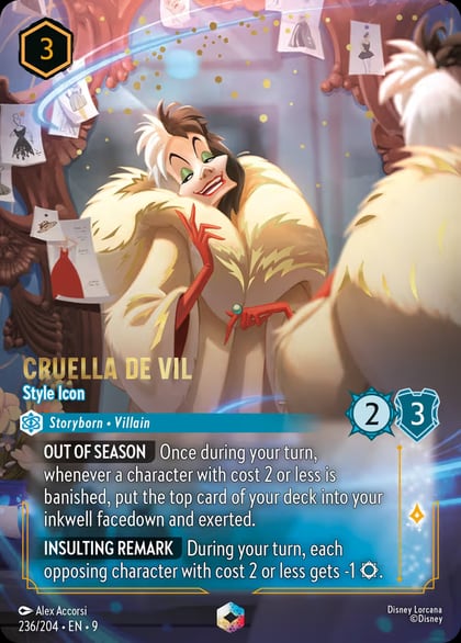 Cruella De Vil - Style Icon (Enchanted), Fabled 236/204
