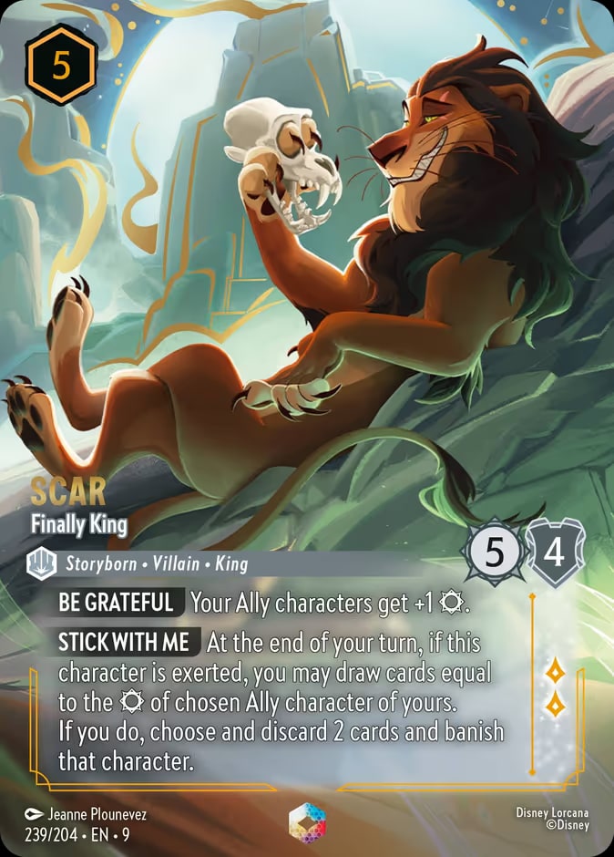Scar - Finally King (Enchanted), Fabled 239/204