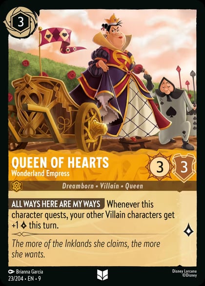Queen of Hearts - Wonderland Empress, Fabled 23/204