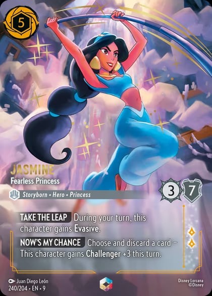 Jasmine - Fearless Princess (Enchanted), Fabled 240/204