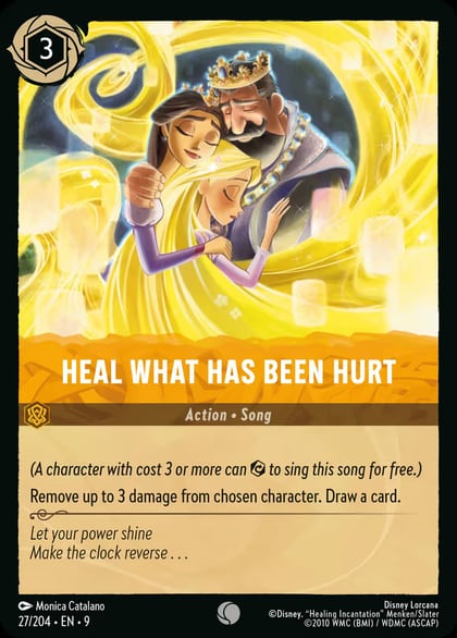 Heal What Has Been Hurt, Fabled 27/204