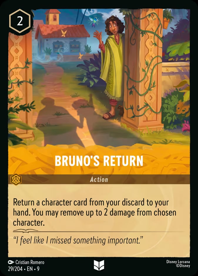 Bruno's Return, Fabled 29/204