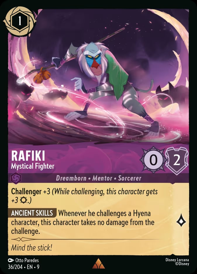 Rafiki - Mystical Fighter, Fabled 36/204