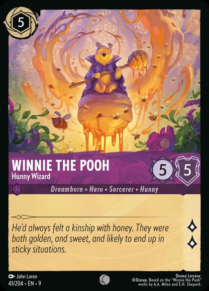 Winnie the Pooh - Hunny Wizard, Fabled 41/204