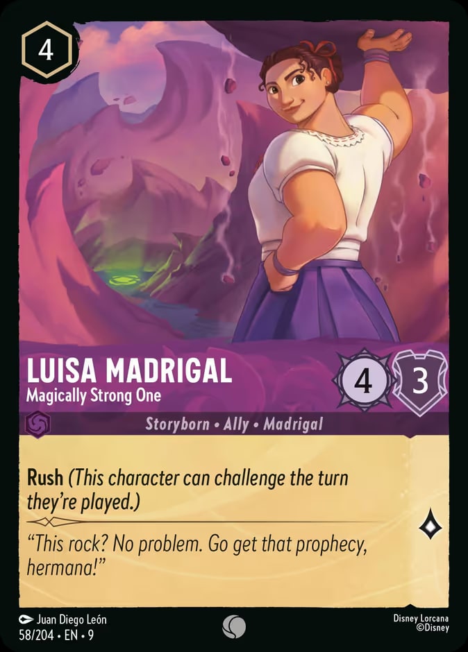 Luisa Madrigal - Magically Strong One, Fabled 58/204
