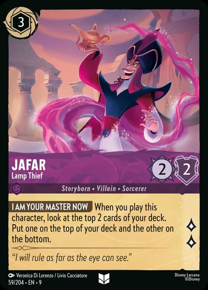 Jafar - Lamp Thief, Fabled 59/204