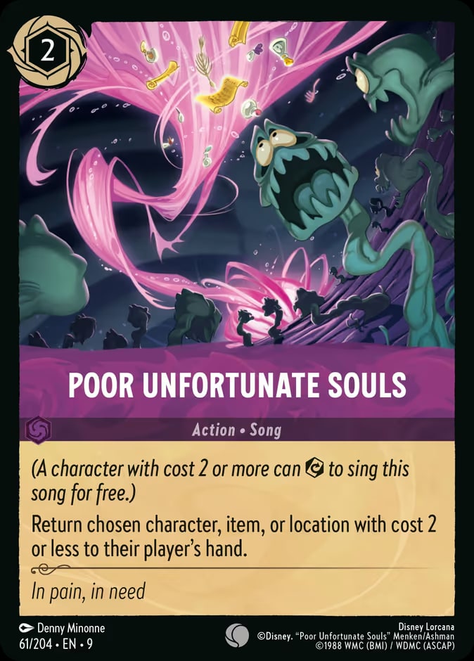 Poor Unfortunate Souls, Fabled 61/204