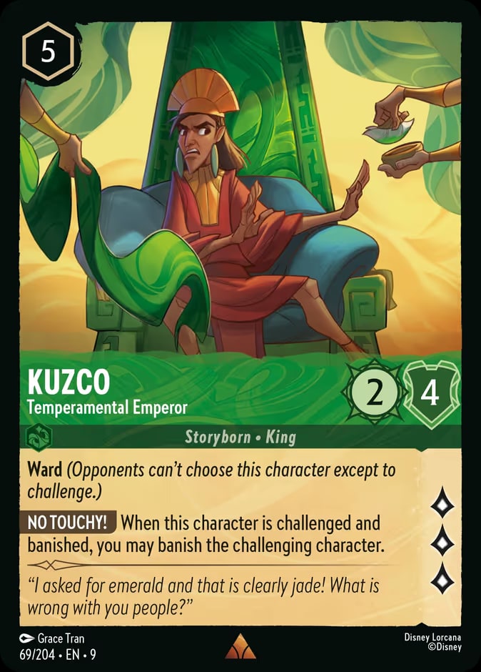 Kuzco - Temperamental Emperor, Fabled 69/204