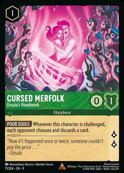 Cursed Merfolk - Ursula's Handiwork, Fabled 71/204
