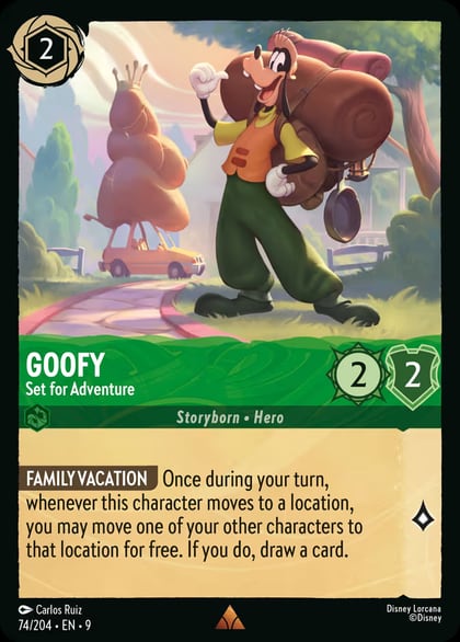 Goofy - Set for Adventure, Fabled 74/204