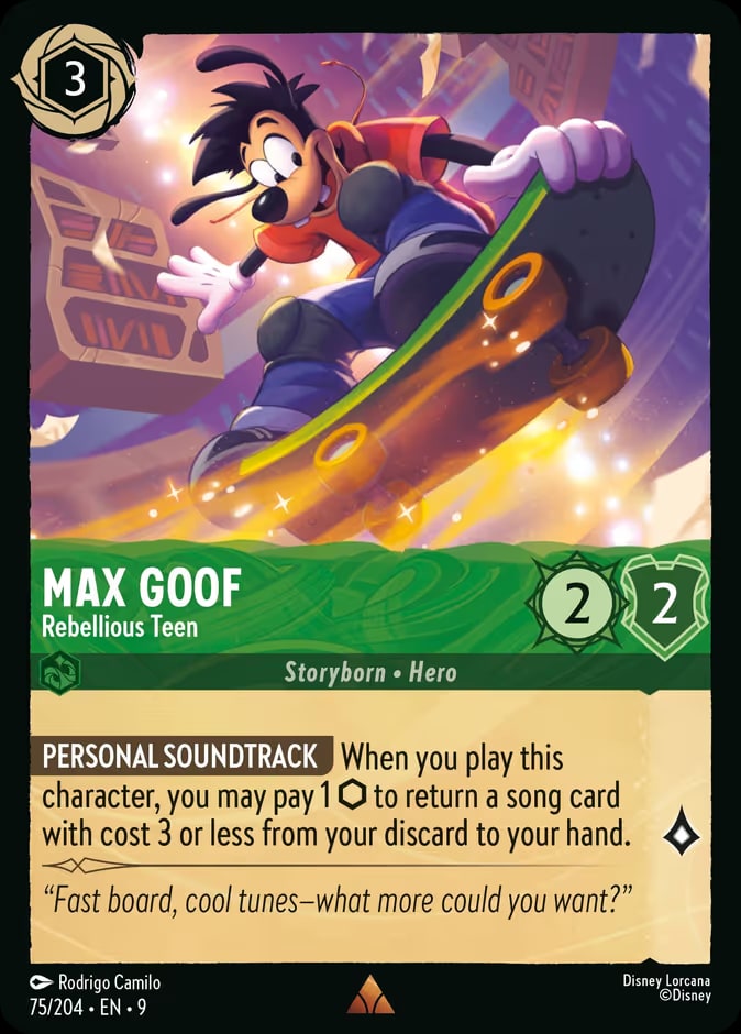 Max Goof - Rebellious Teen, Fabled 75/204