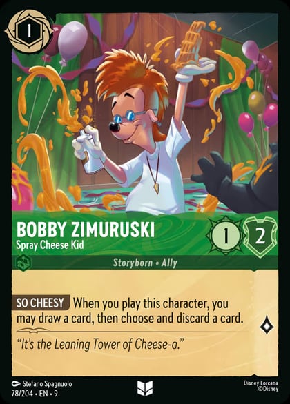 Bobby Zimuruski - Spray Cheese Kid, Fabled 78/204