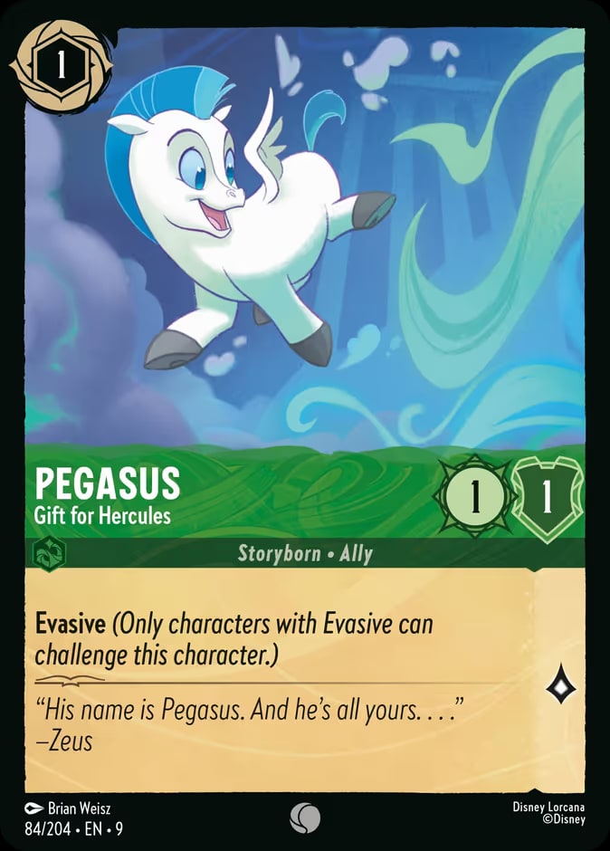 Pegasus - Gift for Hercules, Fabled 84/204
