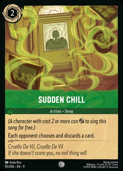 Sudden Chill, Fabled 95/204
