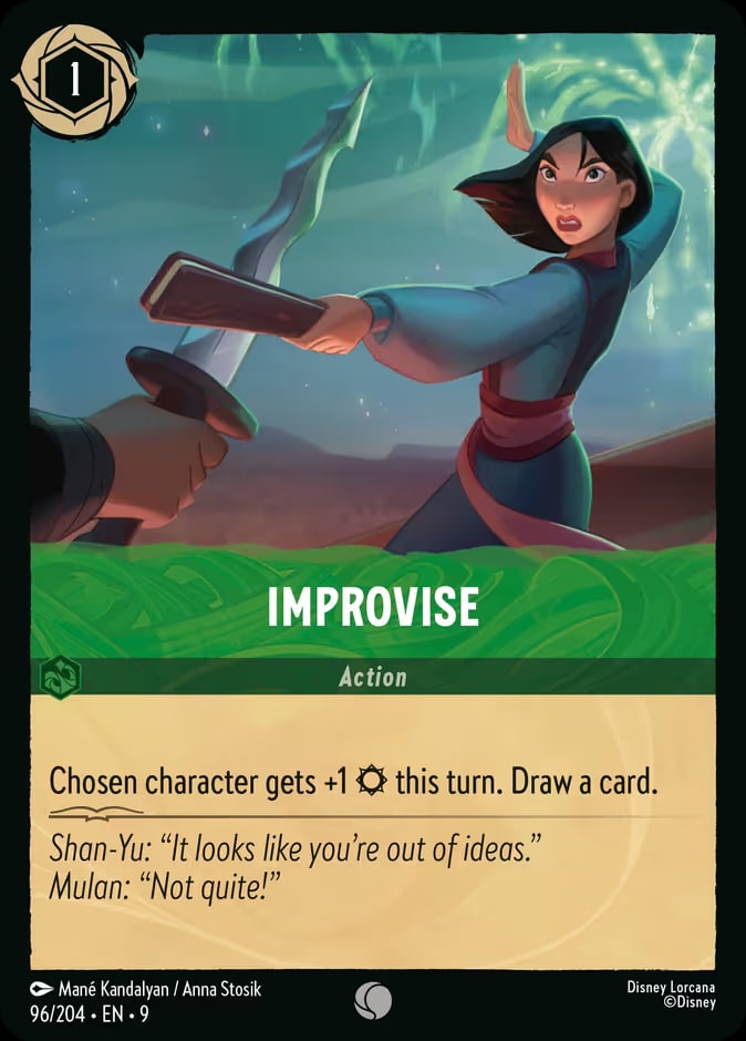 Improvise, Fabled 96/204