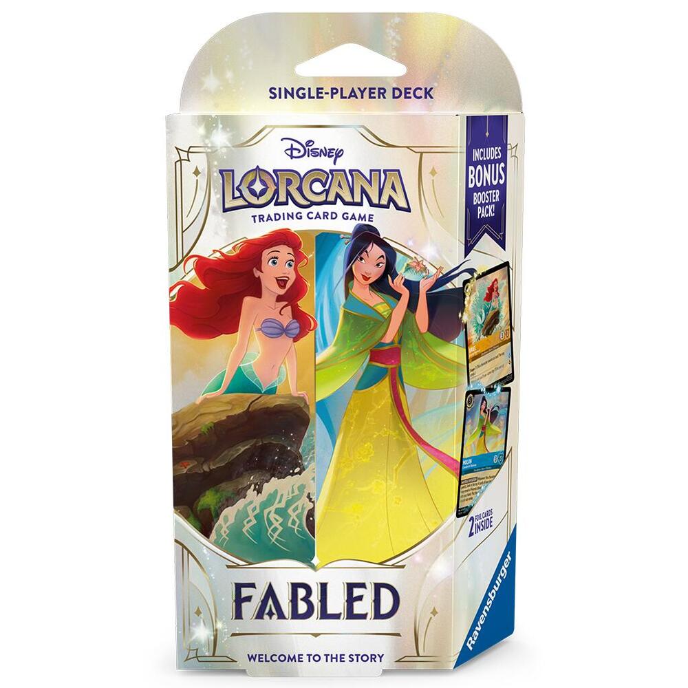 Disney Lorcana: Fabled Starter Deck (Amber & Sapphire), Fabled P645306