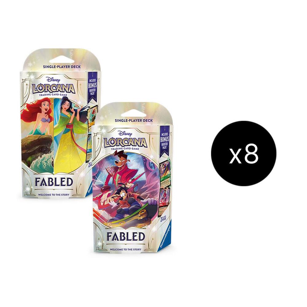 Disney Lorcana: Fabled Starter Deck Display, Fabled P645313