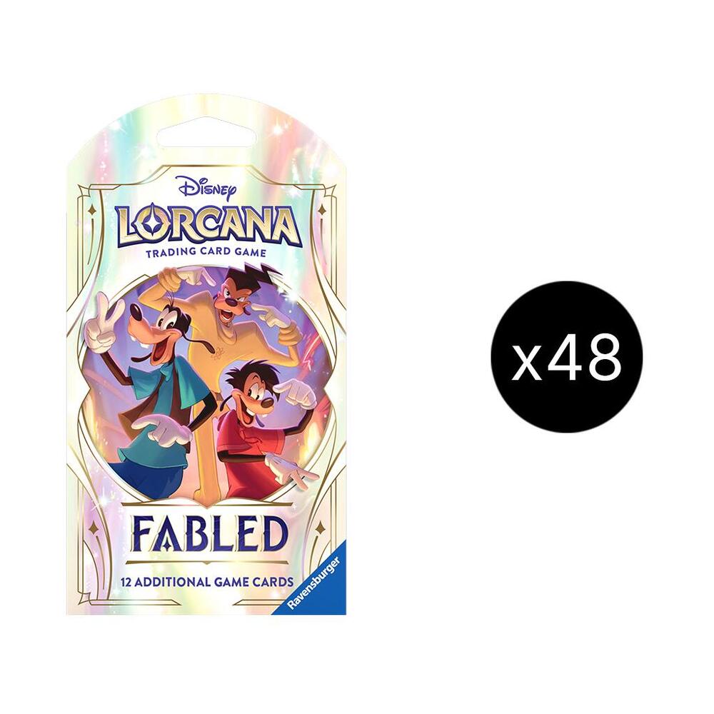 Disney Lorcana: Fabled Sleeved Booster Pack Case, Fabled P652312