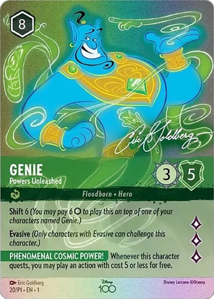 Genie - Powers Unleashed (Alternate Art), Disney100 Promos 20