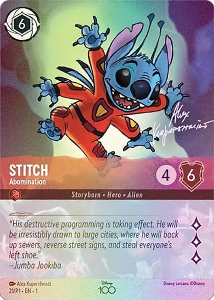 Stitch - Abomination (Alternate Art), Disney100 Promos 21