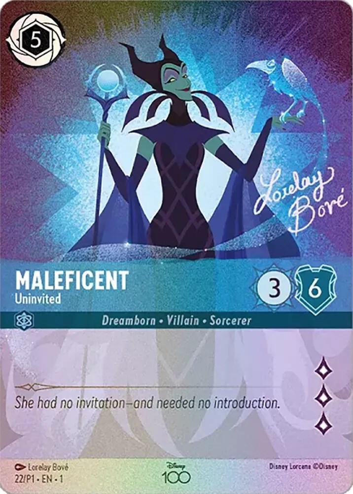 Maleficent - Uninvited (Alternate Art), Disney100 Promos 22