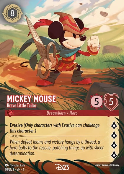 Mickey Mouse - Brave Little Tailor (Extended Art), D23 Promos 1