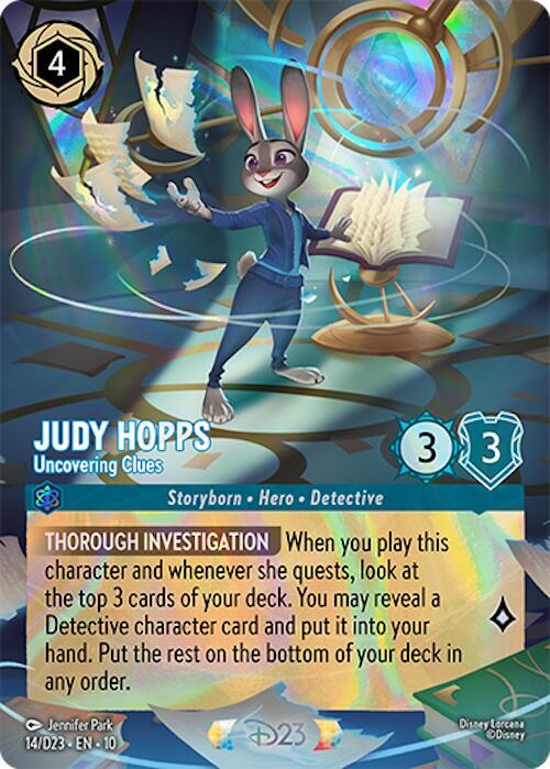 Judy Hopps - Uncovering Clues, D23 Promos 14