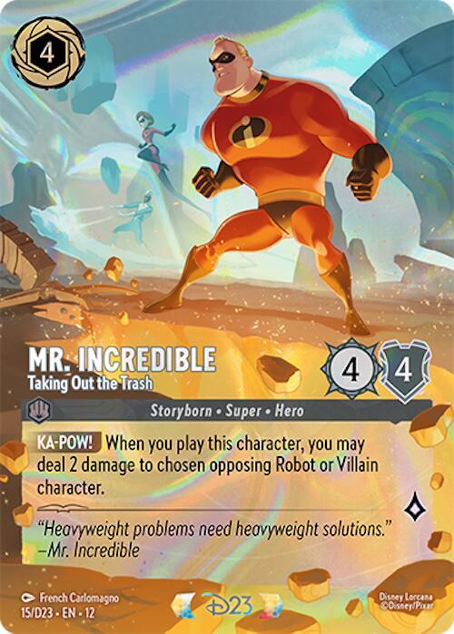 Mr. Incredible - Taking Out the Trash, D23 Promos 15
