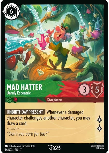 Mad Hatter - Unruly Eccentric, D23 Promos 16