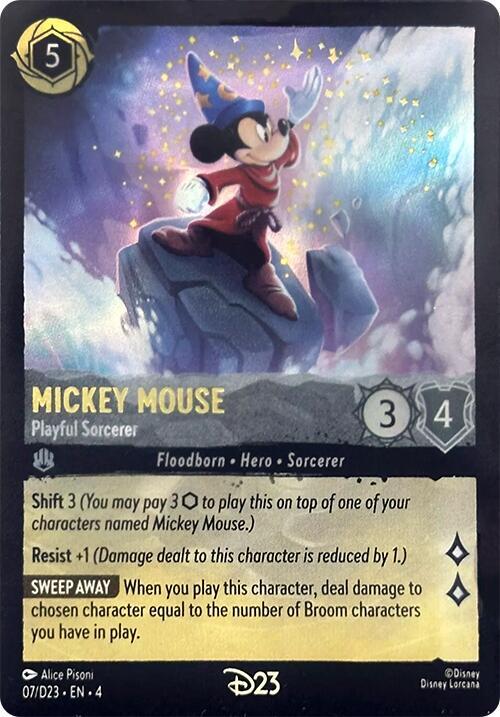 Mickey Mouse - Playful Sorcerer, D23 Promos 7