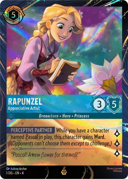 Rapunzel - Appreciative Artist, Disney Lorcana Promo Cards 1