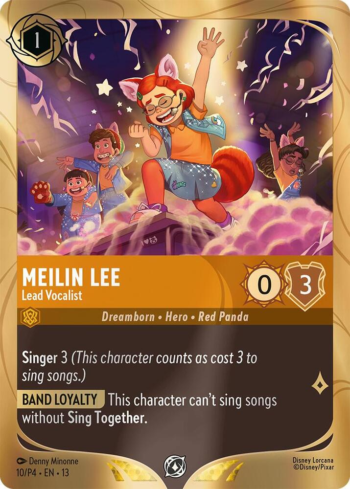 Meilin Lee - Lead Vocalist, Disney Lorcana Promo Cards 10