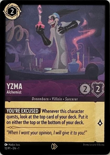 Yzma - Alchemist, Disney Lorcana Promo Cards 10