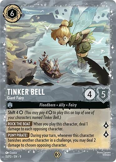 Tinker Bell - Giant Fairy, Disney Lorcana Promo Cards 11