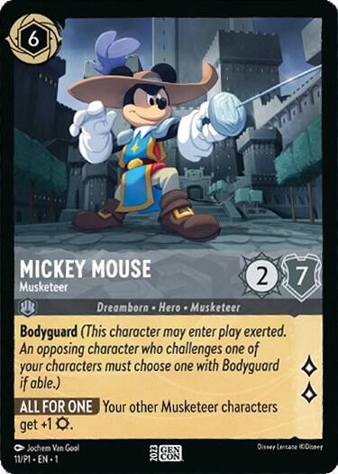 Mickey Mouse - Musketeer, Disney Lorcana Promo Cards 11